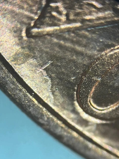 Lincoln-Cent-1991-Strike-Through--Reverse